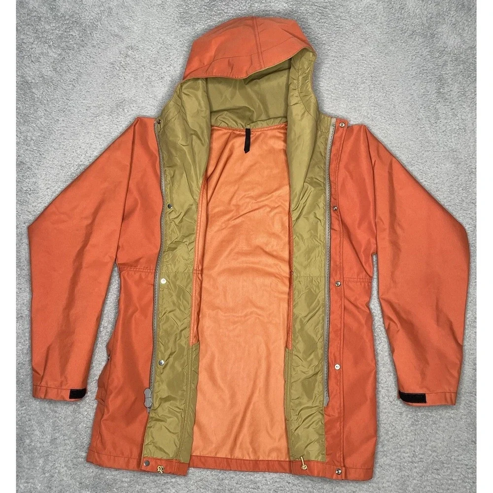 Vintage The North Face 1970s Gore-Tex Jacket Orange Adult Medium Made In USA‎